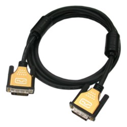 NETmate �ְ����� DVI-D ���ũ ���̺� Gold Metal 3M