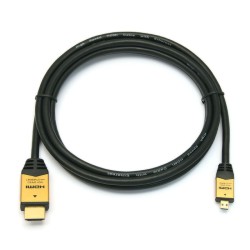 TrueAV GOLD micro HDMI to HDMI cable 2m