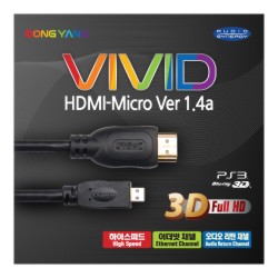 ������ó��� ���� micro HDMI cable ver1.4a [2M]