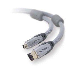 Digital Camcorder FireWire Cable, 4-Pin to 6-Pin 3.7m