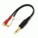 55 Stereo (��) => RCA L/R (��) ��ȯ���̺� 20cm