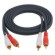 ������ó��� 2RCA ����� ���̺�(5mm) [3M] ���׷��� D-2R2R-100-3M DY