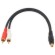 ������ó��� 2RCA(��) - 3.5 ���׷���(��) ��ȯ Y ���̺� [30cm] D-YCA-109 DY