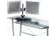 Tilt/Swivel DUAL Monitor Desk Mount Bracket (max 18 lbs per arm, 15~22inch) - Black 49183