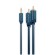 Casual �̴Ͻ��׷��� 2 RCA ����� Y���̺� 2m (3.5mm stereo plug 2 RCA) �� 70467 CLICKTRONIC