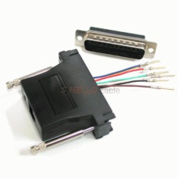 DB25F �� / RJ-45 ��ȯ �ܳ���
