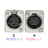 XLR ����(��) �ܳ�Ÿ - NC3FD-L-1 NEUTRIK