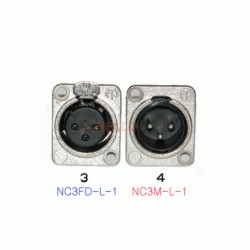 XLR ����(��) �ܳ�Ÿ - NC3M-L-1 NEUTRIK
