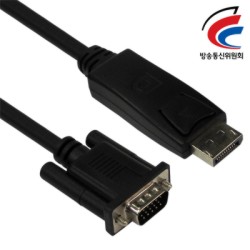 NETmate DisplayPort to VGA ���̺� 1.8M