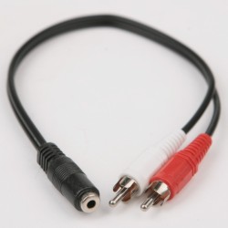 ���׷���/RCA(2��)���̺�,10cm/ST (F)