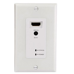 TrueA HDMI CAT5E CAT6 Extender Wall Plate LED Indicator