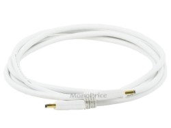 3m 28AWG DisplayPort Cable - White