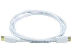 1.8m 28AWG DisplayPort Cable - White