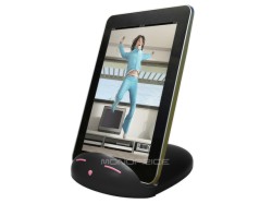 Rabbit Character Desktop Stand for iPad 1 & 2 - Black