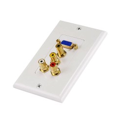 TrueAV wallplate RGB,3RCA, audio �г�