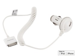 Car Charger for iPhone�� and iPod�� 1A - White