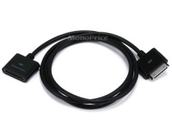 Dock Extender Extension Cable for iPhone 2G, 3G, 3GS, & iPod - Black