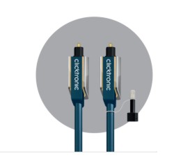 Advanced ��Ƽ�� ����� �����̺� 2m ������ set (TOSLINK /���������� ����) �� 70568 CLICKTRONIC