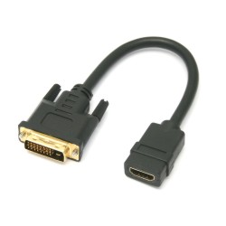 TrueAV HDMI female - DVI male HDMI��-DVI�� ��ȯ���̺� ����