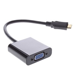 mini HDMI Male to VGA Female Adapter Cable