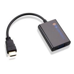 Premium  HDMI to VGA M/F Adapter with Audio Support