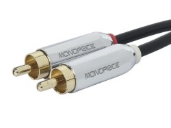 monocost Mobile 3.5mm Stereo Male to RCA Stereo Male (Gold Plated) 1.8m
