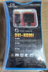 DVI HDM 1.8M RATTAN DVI-HDMI ���̺�